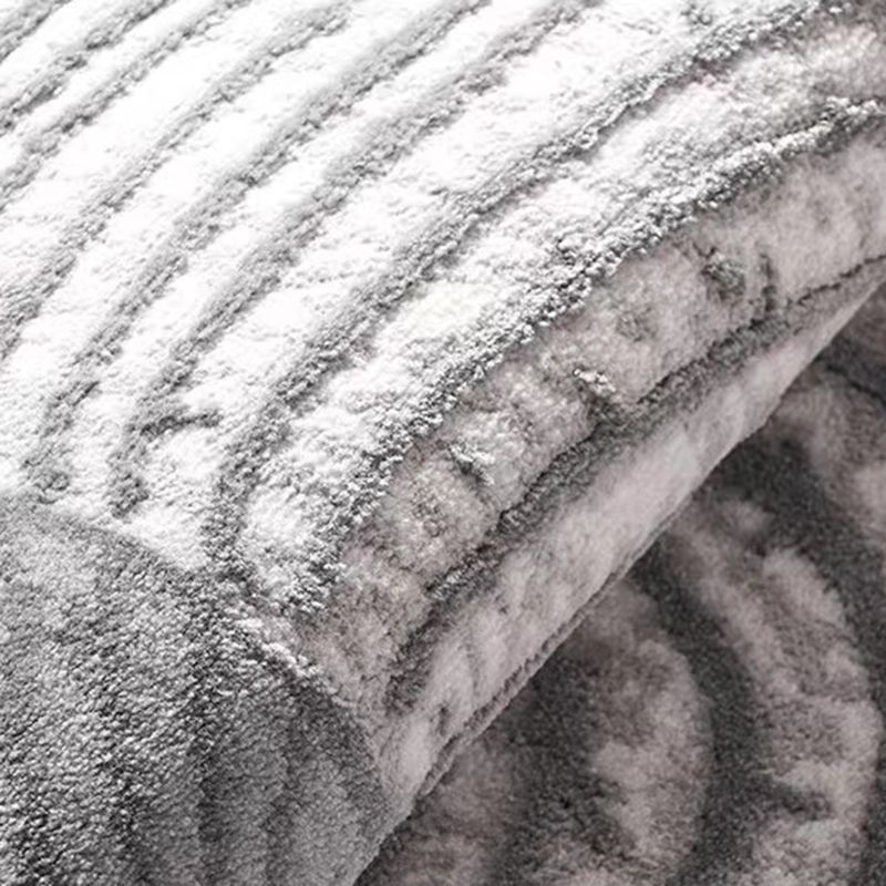 Modern Geometry Print Rug Polyester Indoor Carpet Stain Resistant Area Rug for Living Room