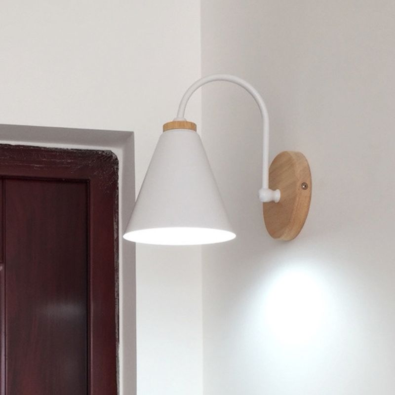Black/White Metal Lighting Contemporary Wall Light for Home Foyer