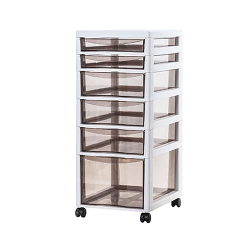 Modern Plastic Drawers File Cabinet Storage File Cabinet for Office