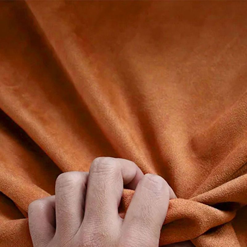 Mid-Century Modern Armless Accent Chair Microfiber Accent Room Chair for Living Room