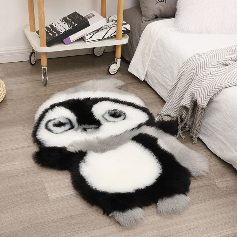 Alfombra de estampado de animales calmante mezcla de algodón múltiple alfombra interior alfombra lavable de máquina de respaldo sin deslizamiento para decoración