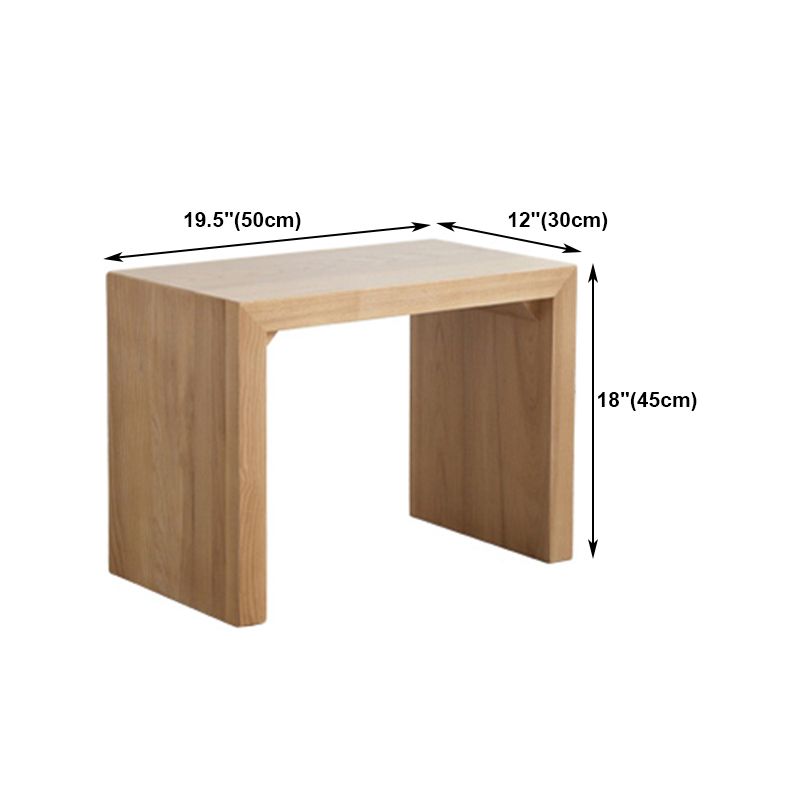 Modern 1/2/4 Pieces Rectangle Dining Table Set Ash Wood Dinette Set with Acrylic Base