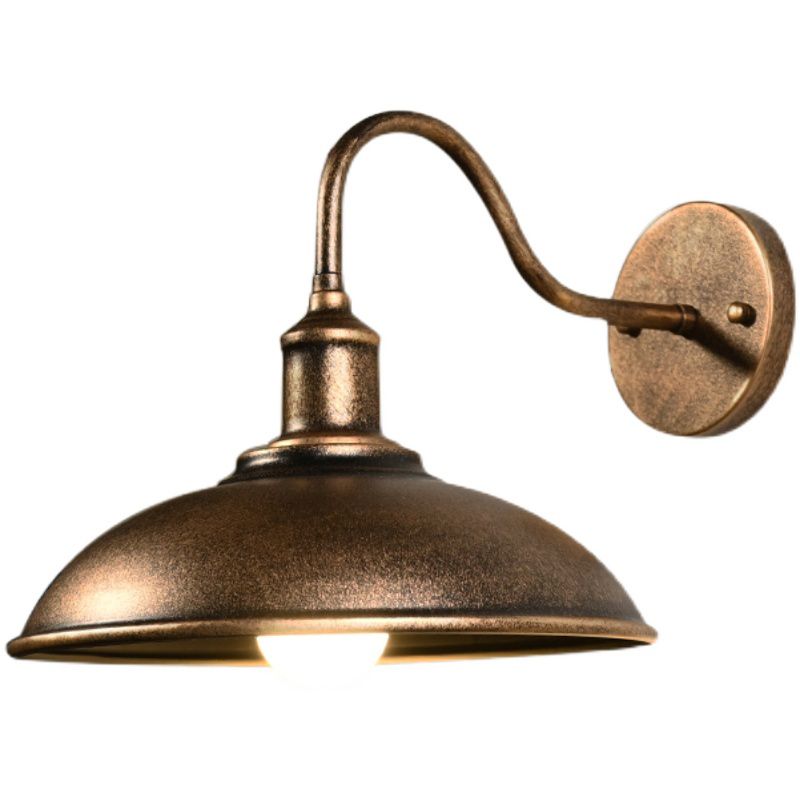 Stile industriale semplicità murale sconceptway portico di illuminazione in metallo