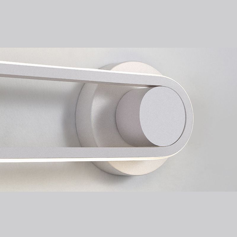 11.8" Height Modern Simplicity LED Wall Lamp 330° Rotatable Line Light for Bedroom