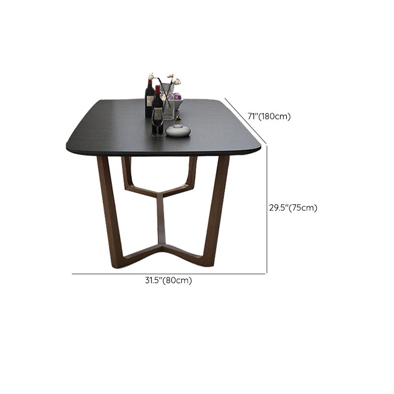 Black and Brown Dining Room Table Contemporary Dining Site Table
