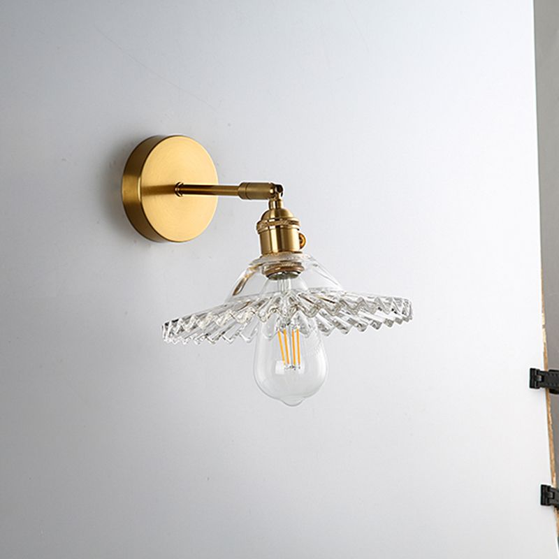 Armed Vanity Wall Lights Modern Nordic Style Glass Single Vanity Lamp