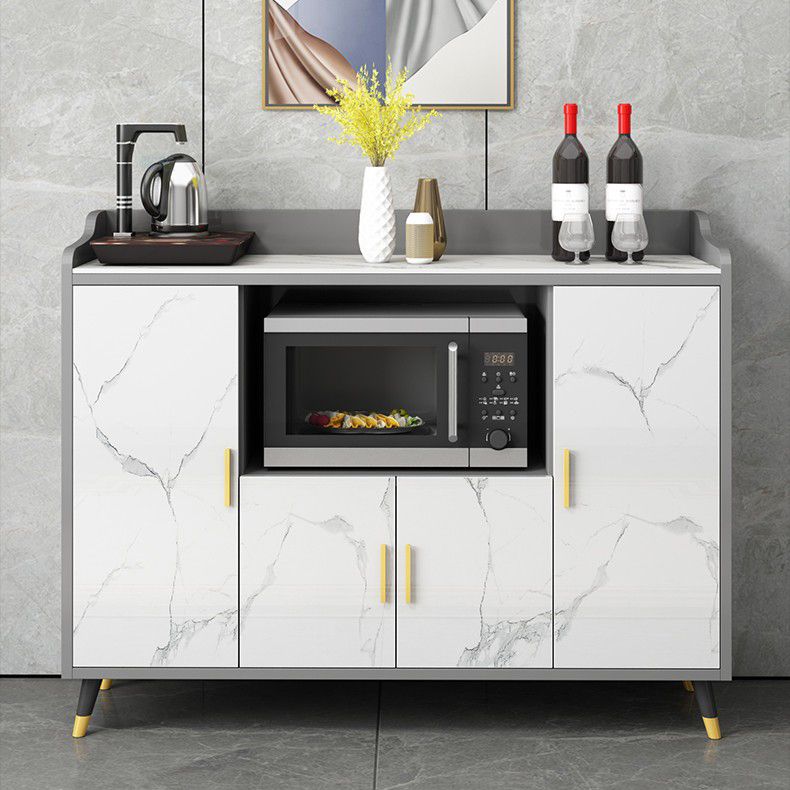 Modern Style Stone Buffet Sideboard Dining Room 38.5"H Buffet Server