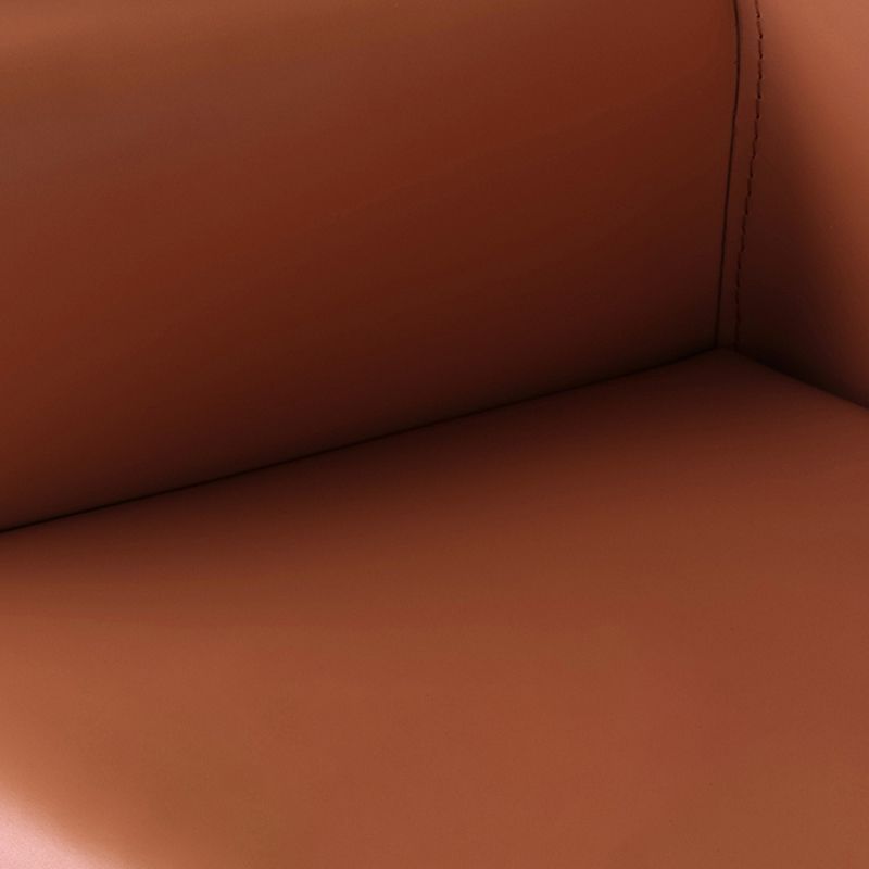 Upholstered Dining Chair Contemporary Faux Leather Dining Side Chair