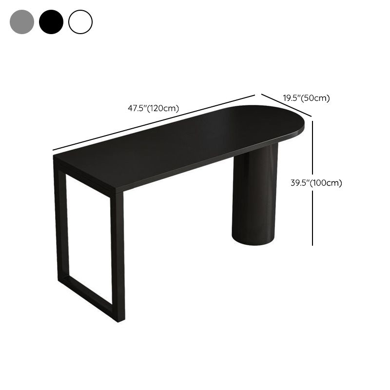 Industrial Double Pedestal Bar Table Free From Wood Bar Table for Living Room