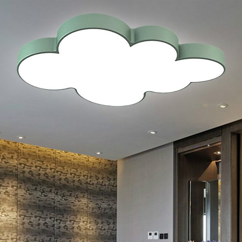 Acrylic Cloud Ceiling Flush Mount Modern Flush Mount Ceiling Light for Classroom Kid Bedroom