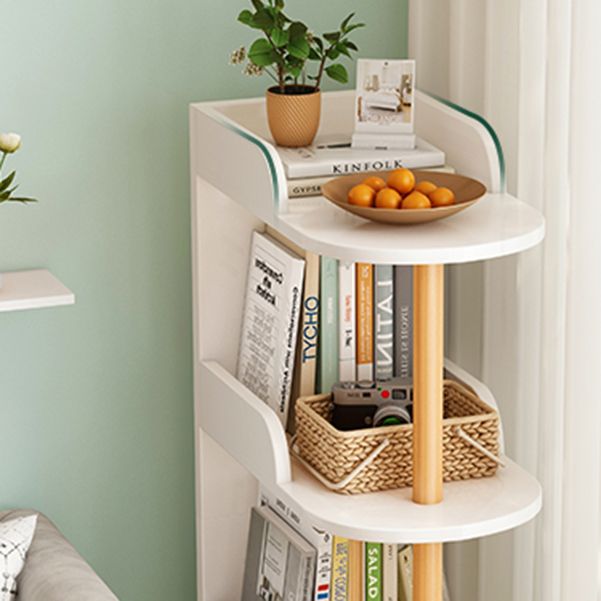 Engineered Wood Shelf Bookcase Scandinavian Bookshelf for Office