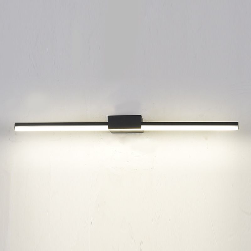 Lineaire vorm metalen spiegel Wandverlichting Moderne 1-licht wandgemonteerde verlichting