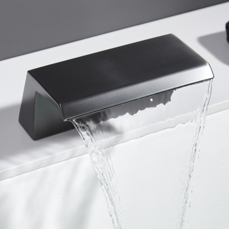 Modern Roman Bathtub Faucet Two Handle Copper Roman Tub Faucet Set