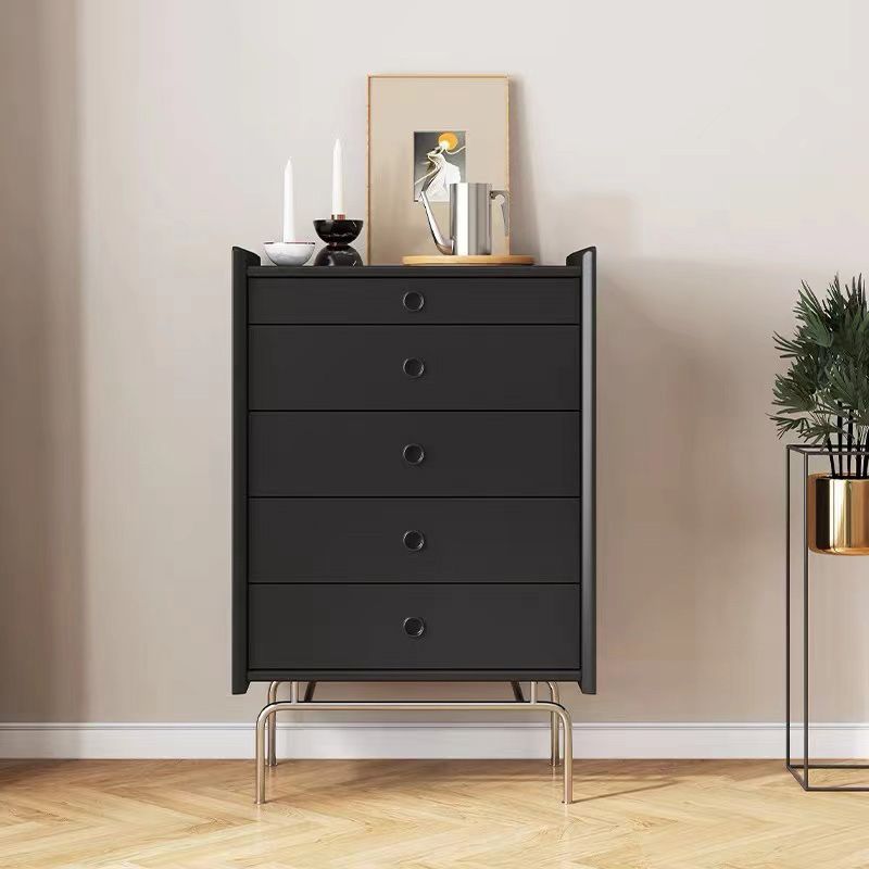 Modern & Contemporary Chest Square Accent Chest in Antique Finish
