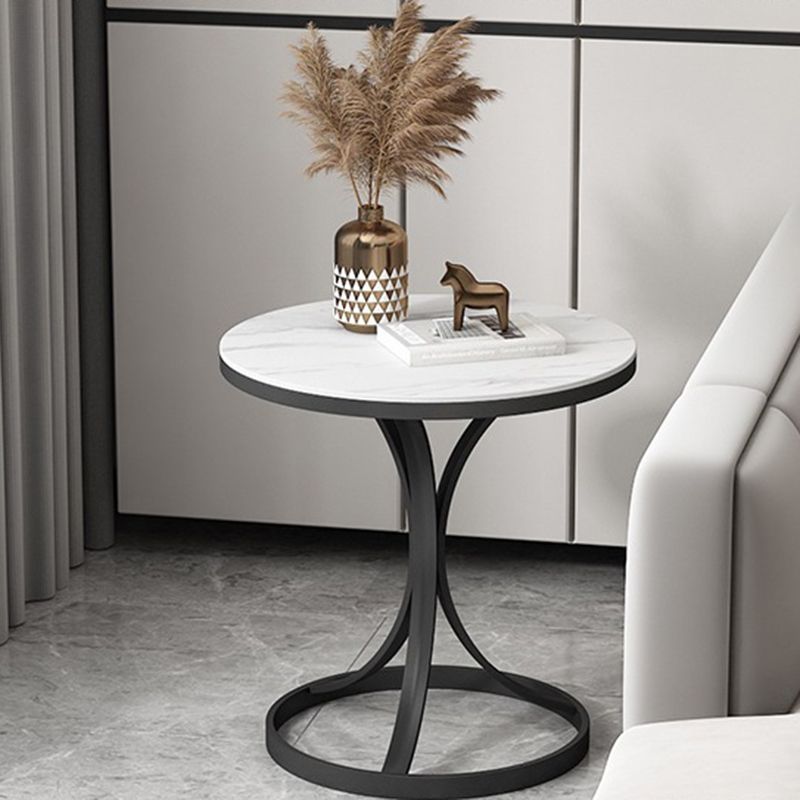Modern Round End Table  Side Table  for Dining Room and Home
