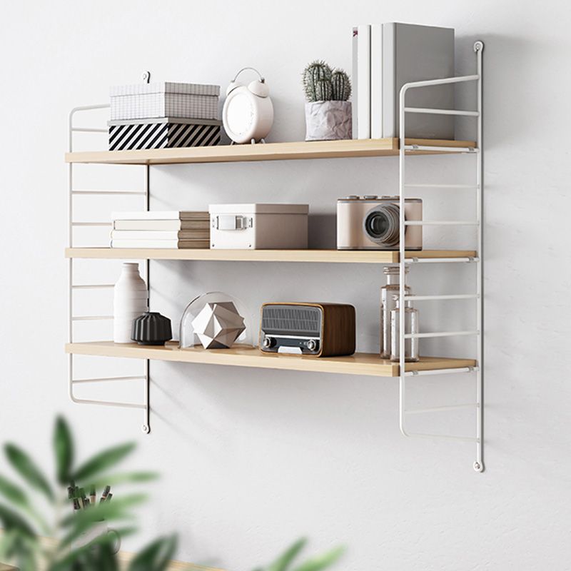 Contemporary Book Display Steel Bookshelf Scratch Resistant Floating