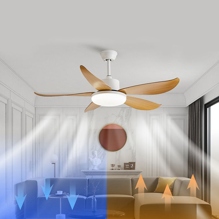 Simple Ceiling Fan Light Fixture Modern LED Ceiling Flush Mount for Kids' Room