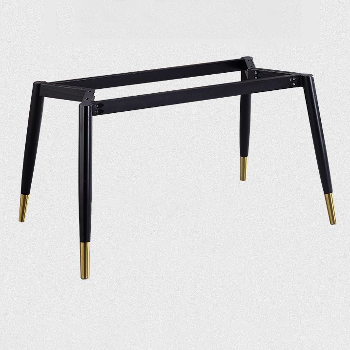 Mesa de comedor de lujo rectangular Tono gris fijo con piedra sinterizada