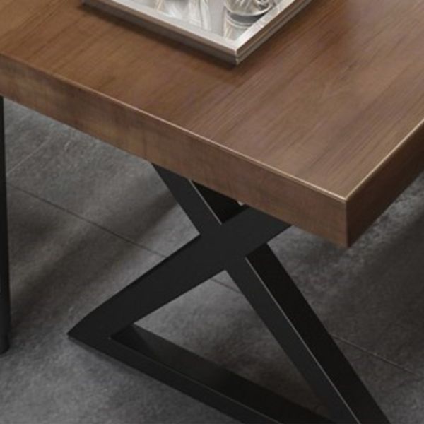 Industrial Rectangle Wood Dining Table 1/5/7 Pieces Dining Set for Cafe