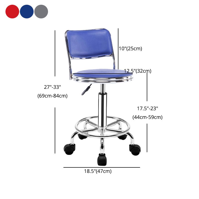 Modern Adjustable Rotatable Counter Stool Steel Mobile Phone Store Bar Stool with Cushion