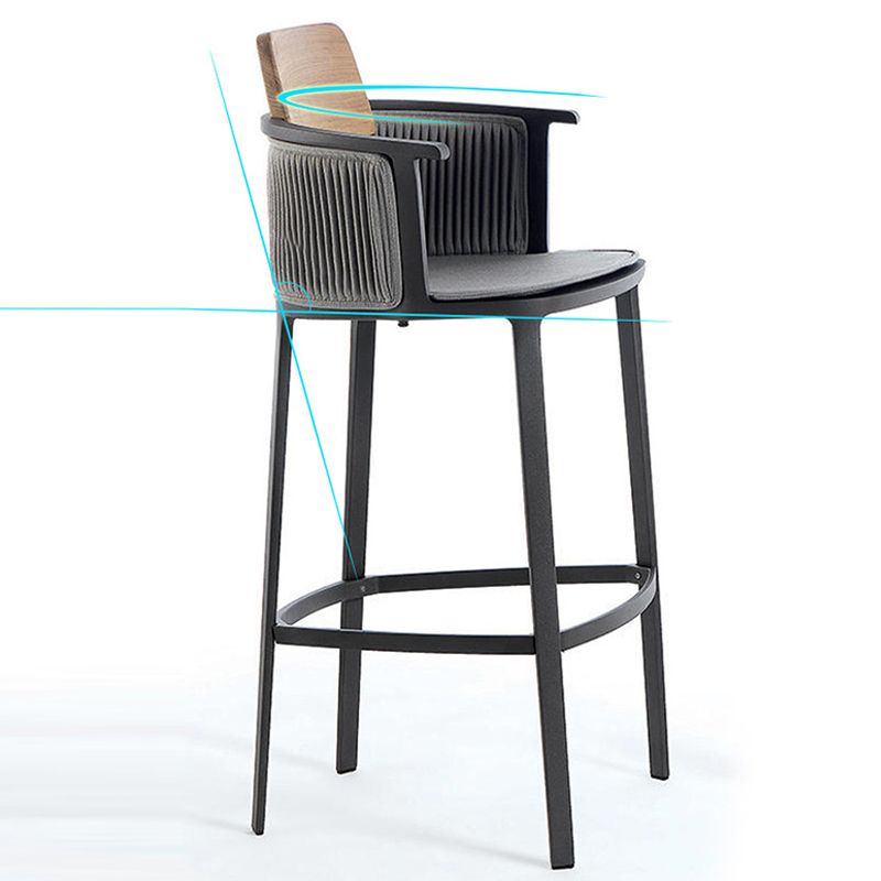 Modern Sintered Stone Top Bar Table Set 1/3 Pieces Round Counter Table Set for Outdoor