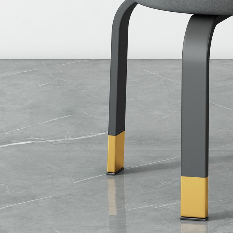 Footstool Ottoman Tear Resistant Solid Glam Cotton Blend Round Ottoman