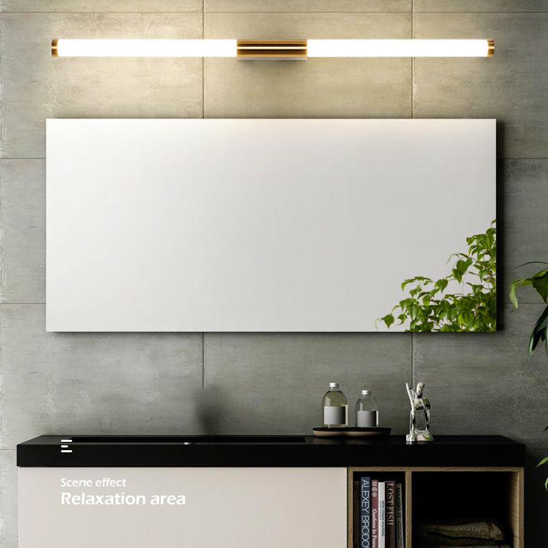 Tube metalen wand gemonteerd licht Simplicity Style LED goudzwart wandlamp armatuur