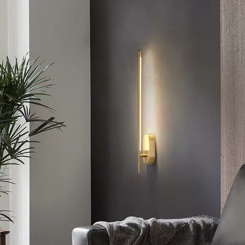 Lineaire strip wandverlichting moderne metalen wandbevestiging lamp voor slaapkamer woonkamer