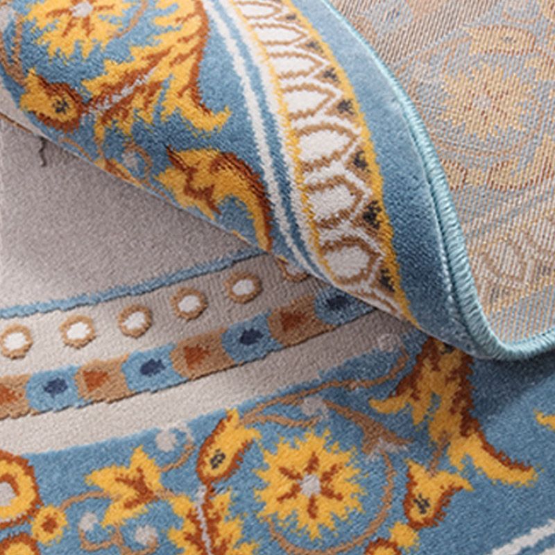 Glam Rug Mid-Century Area Rug Polyester Easy Care Carpet for Bedroom