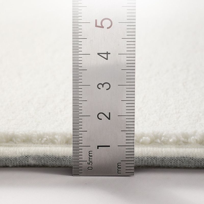 Contemporary Rug Polyester Simple Rug Non-Slip Backing Rug for Home Decor
