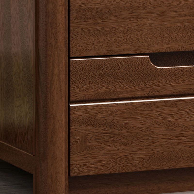 15.6 Inch Width Storage Chest Modern Solid Wood Dresser with 3/4/5 Drawers