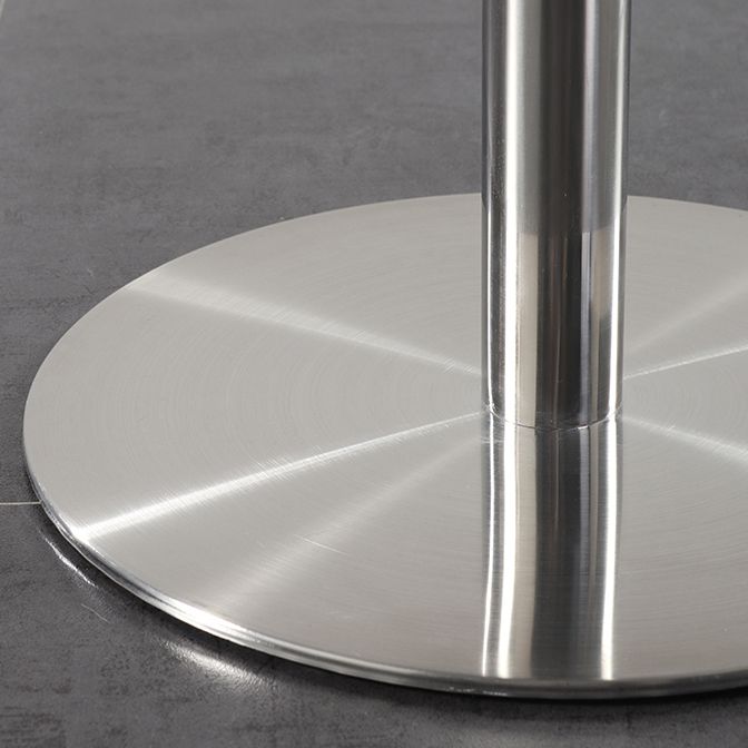 Industrial Round Bar Counter Table Metal Dining Table for Kitchen