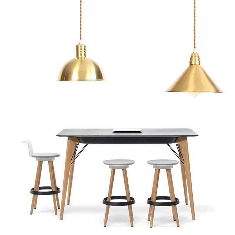 Accesorios de iluminación colgante redondos de metal de estilo contemporáneo 1 luces de techo colgantes de luz en oro