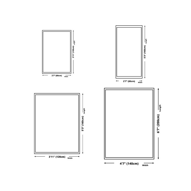 Orange nordischer Teppich Polyester Kontrast Farbe Teppichwaschmaschine für Salon