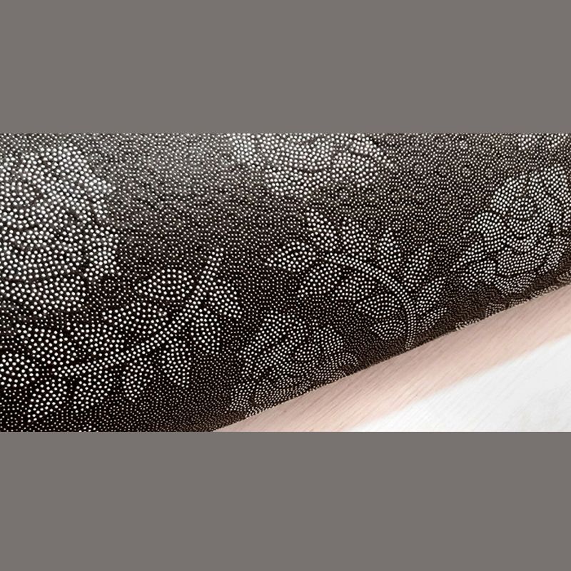 Modern Geometric Pattern Carpet Blue Polyester Area Rug Non-Slip Backing Rug for Home Decor