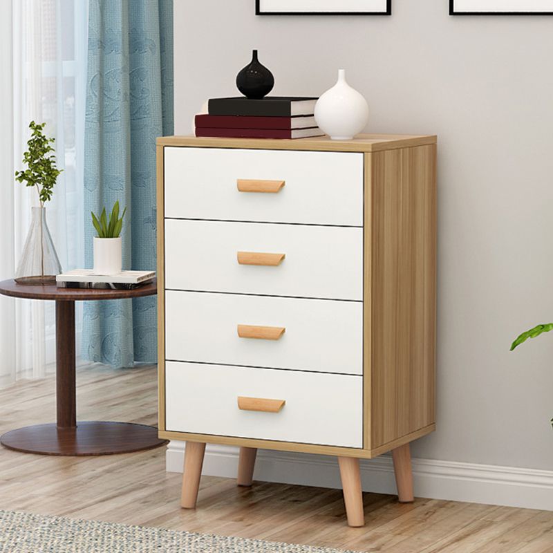 Wood Accent Chest with Straight Legs Rectangle 15.74" Wide Chest