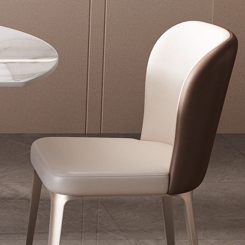 Contemporary 1/2/5/7 Pieces Dining Set Sintered Stone Dining Room Set for Small Space