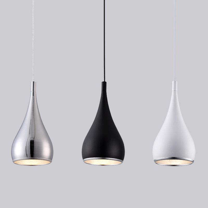 Minimalist Teardrop Pendant Ceiling Light Metal Dinning Room Hanging Ceiling Light