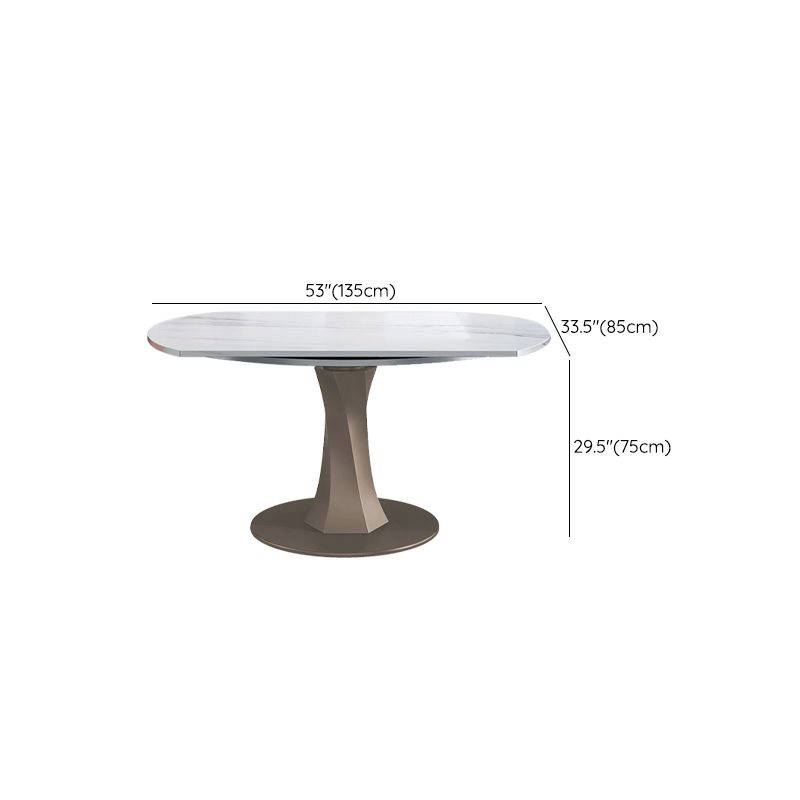 Drop-Leaf Dining Table Contemporary Pedestal Dining Room Table