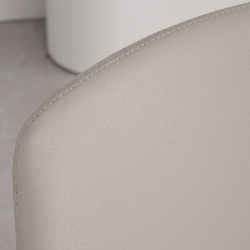 Faux Leather Arm Dining Chairs Modern Home Dining Side Chair