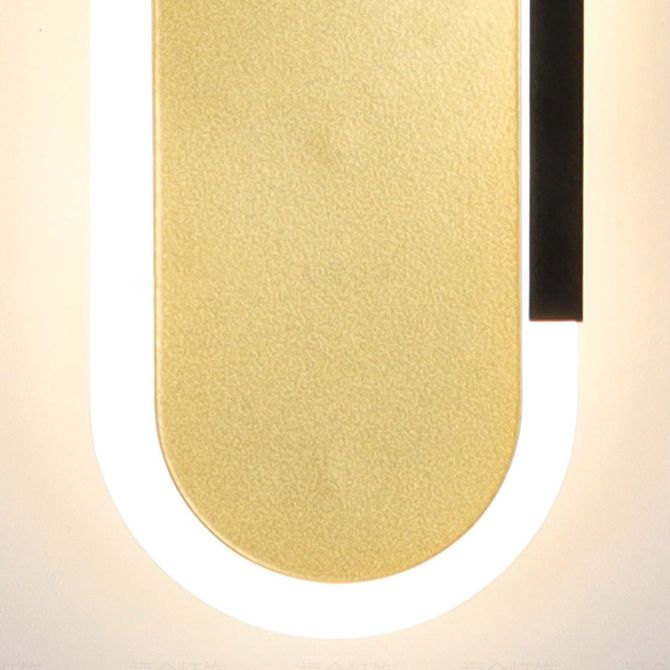 Geometry Shape Wall Light Modern Style Metal 1-Light Wall Mount Light