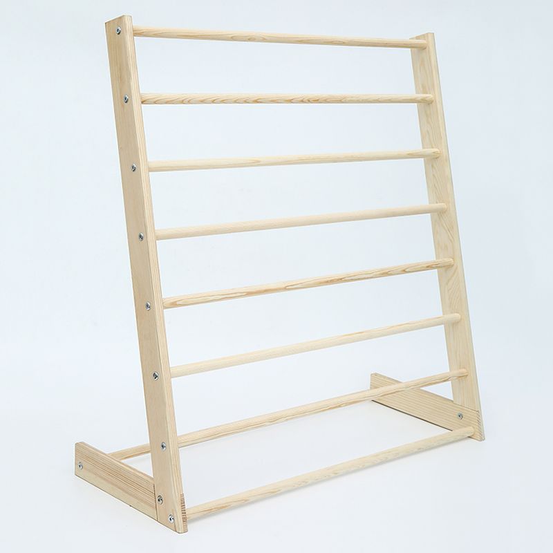 Scandinavian Closed Back Bookshelf Freestanding Wood Book Display