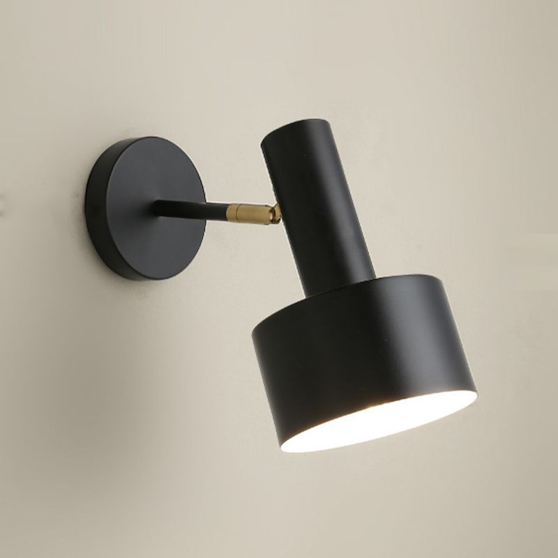 Modern Wall Sconce Metallic Wall Light Fixture with Adjustable Arm