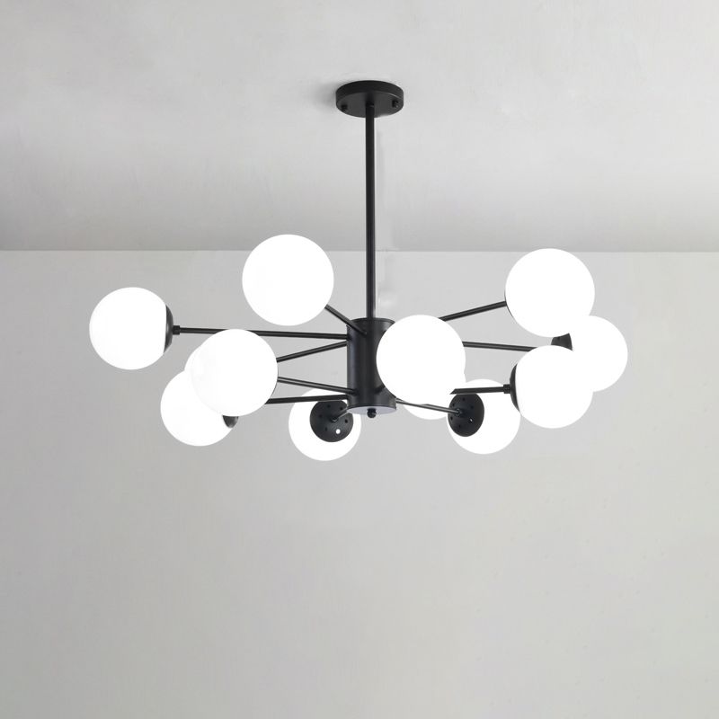 Contemporary Style Spherical Shape Chandelier Lights Glass Chandelier Lighting