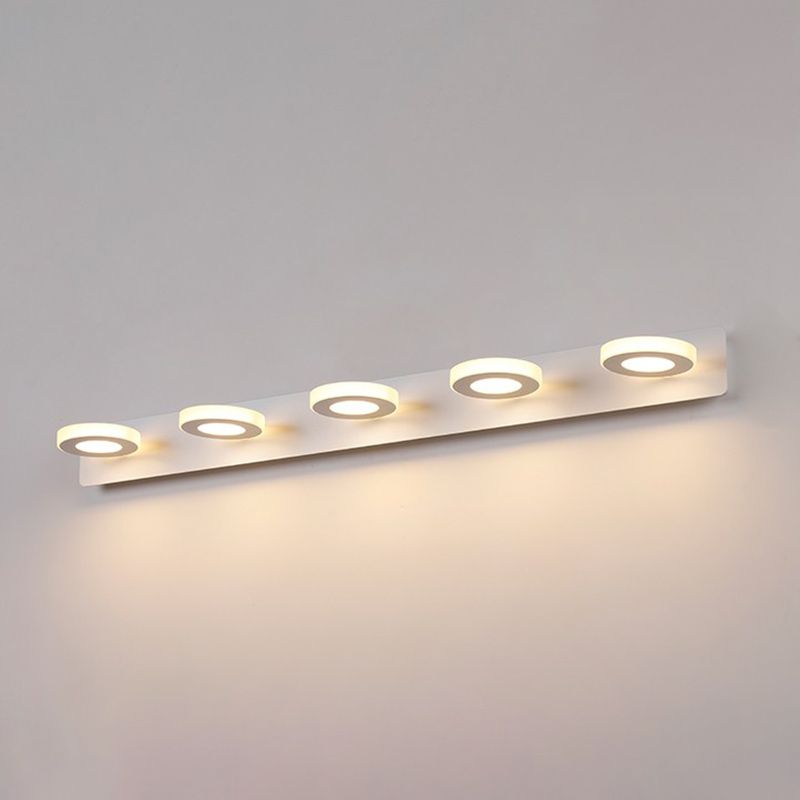 Forma de pared de espejo geométrico de metal luz de pared múltiples luces de pared de espejo múltiples