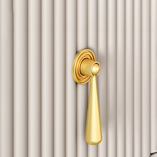 Simple Engineered Wood Sideboard Modern Buffet with Drawer for Dining Room