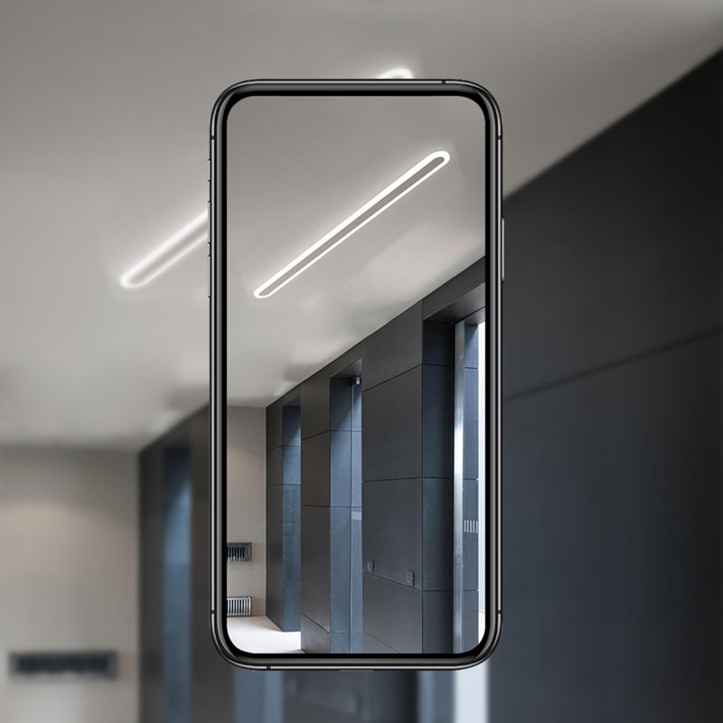 Luces de pared de sombra lineal de metal Modern Simple Simple 1 Head Wall Mount Adcesión