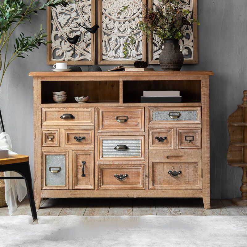 American Traditional Dresser Solid Wood Storage Chest Dresser