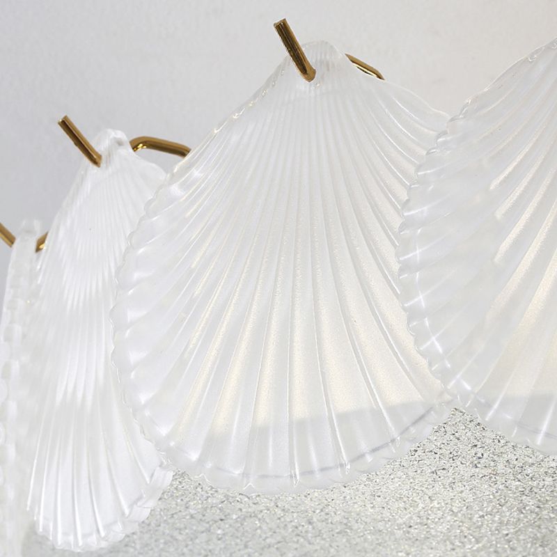 Glass Flush Mount Light Modern Minimalist Lush Mount Ceiling Light for Living Room