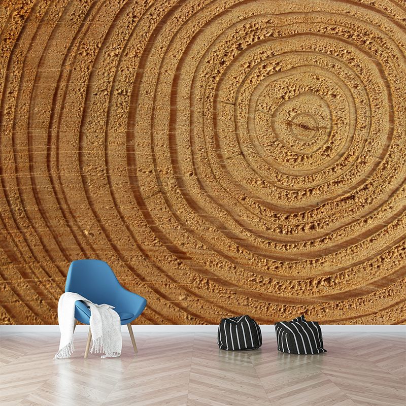 Industrial Style Wood Grain Mural Wallpaper Decorative Mildew Resistant Wall Decor